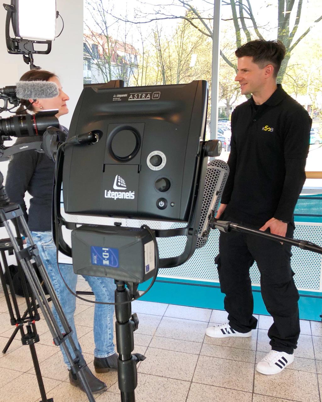 Daniel Jung on camera
